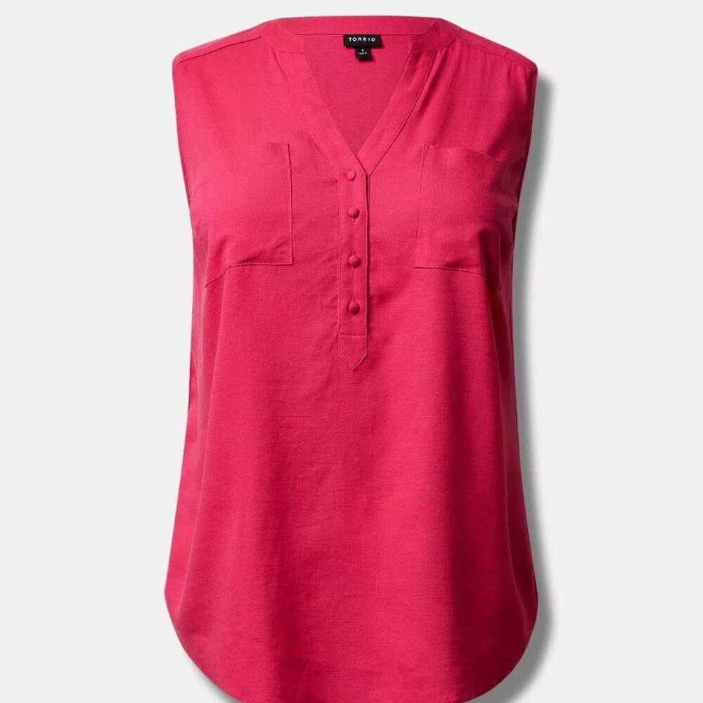 Harper Linen Pullover Tank